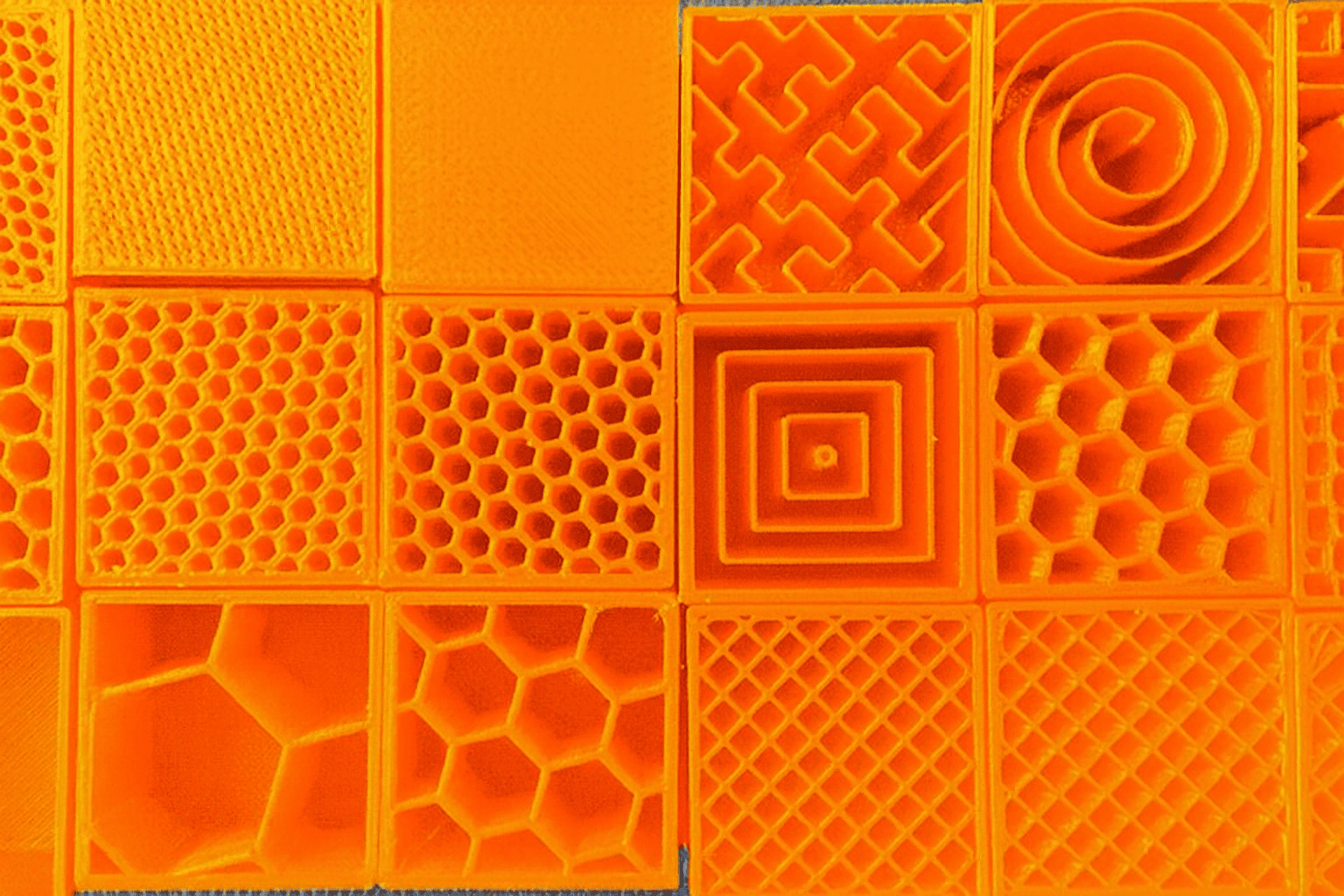 Видам заполнения (Infill) в 3D-печати: выбор структуры для прочности, скорости печати и экономии материала