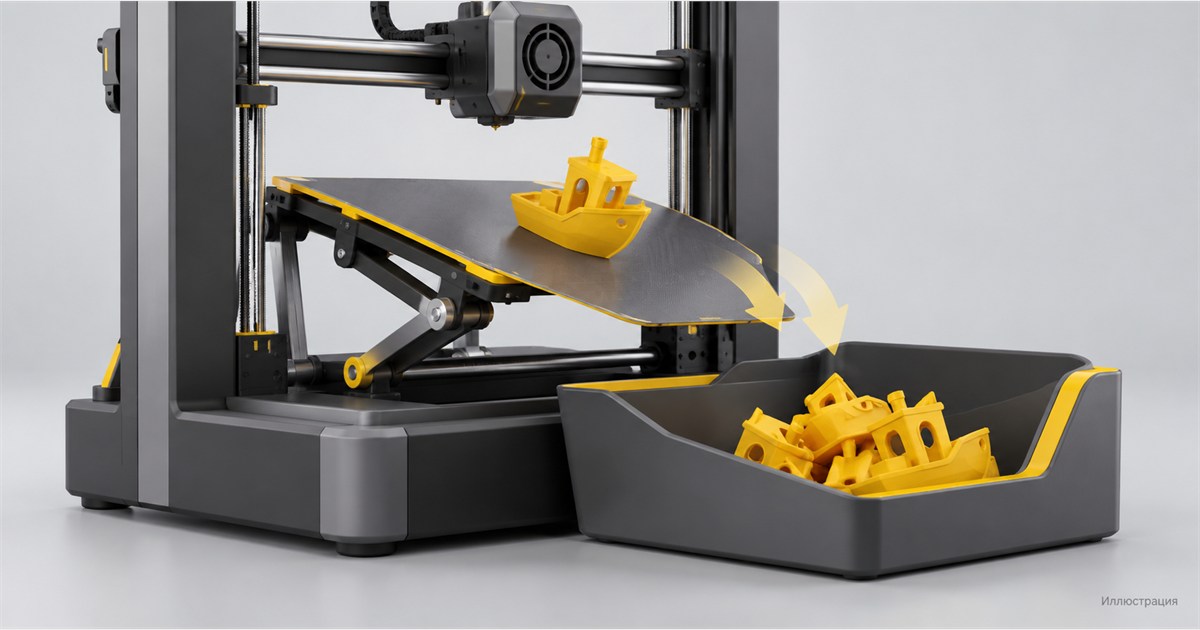 FarmLoop добавила автоматическое снятие деталей для Prusa, Snapmaker и Elegoo