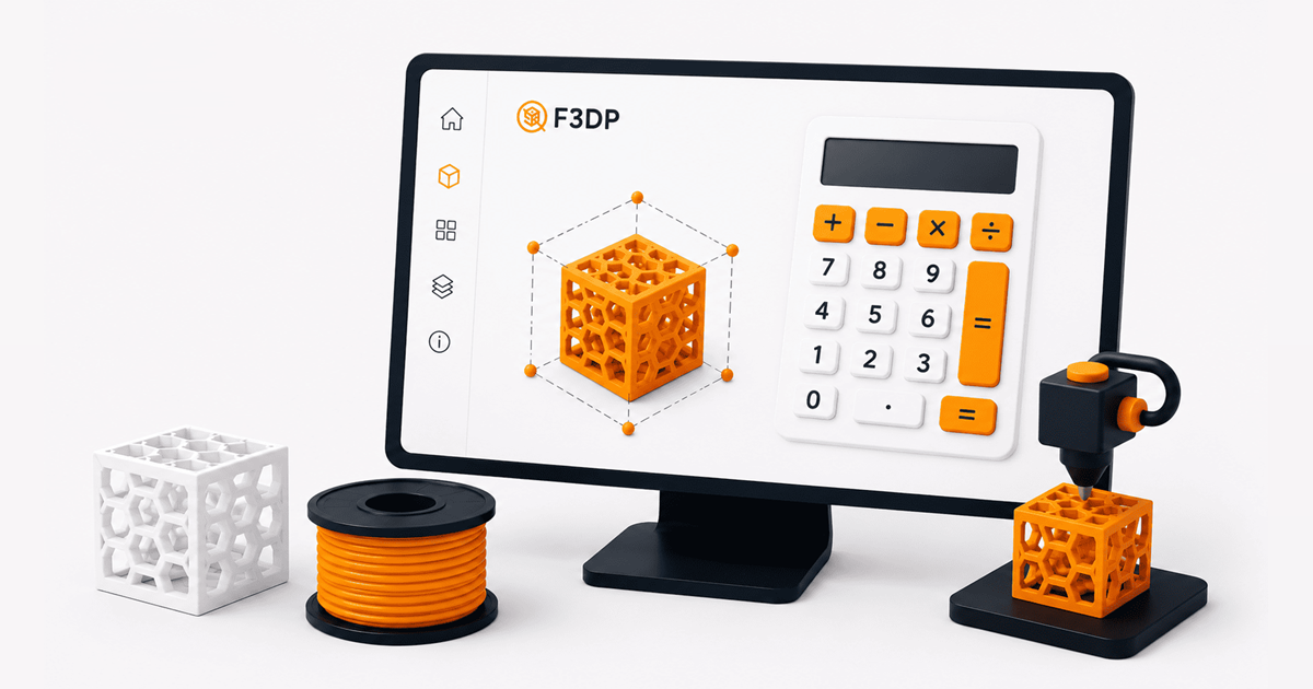 Калькулятор 3D-печати F3DP стал точнее: расчёт партий, больше параметров и сохранение своих цен